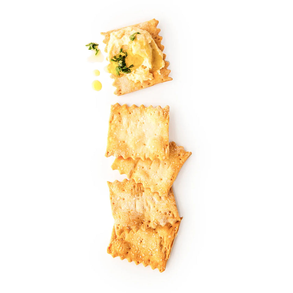 Crackers - Olive Oil & Sel Gris Flatbread Bites